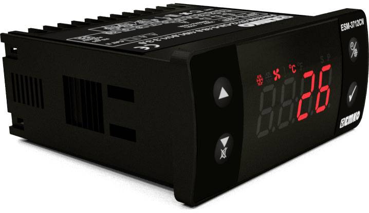 Emko ESM-3712-CN.8.12.0.1/01.01/1.0.0.0 2-Punkt-Regler Temperaturregler PTC -50 bis 130°C Relais 16 A, Relais 5A (L x B x H) 65