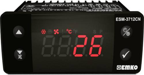 Emko ESM-3712-CN.5.18.0.1/01.01/1.0.0.0 2-Punkt-Regler Temperaturregler NTC -50 bis 100 °C Relais 1