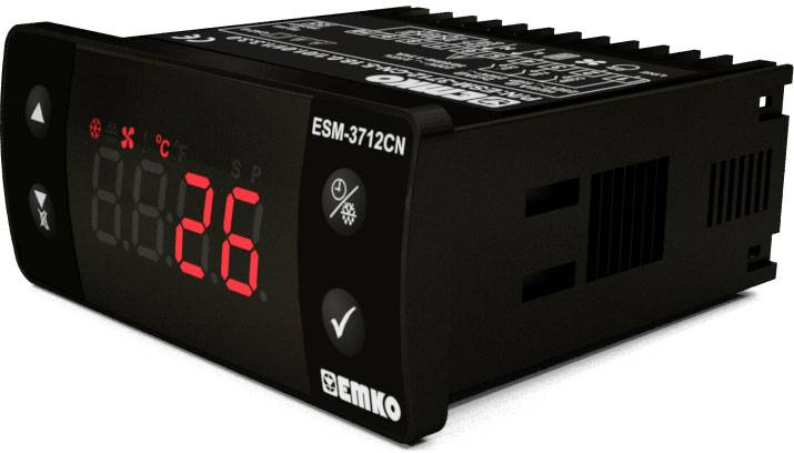 Emko ESM-3712-CN.5.18.0.1/01.01/1.0.0.0 2-Punkt-Regler Temperaturregler NTC -50 bis 100°C Relais 16 A, Relais 5A (L x B x H) 65