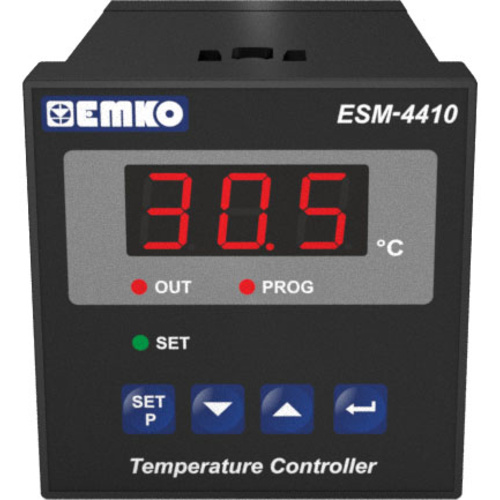 Emko ESM-4410.2.14.0.1/00.00/2.0.0.0 2-Punkt-Regler Temperaturregler Pt1000 -50 bis 400°C Relais 7A (L x B x H) 95 x 48 x 48mm