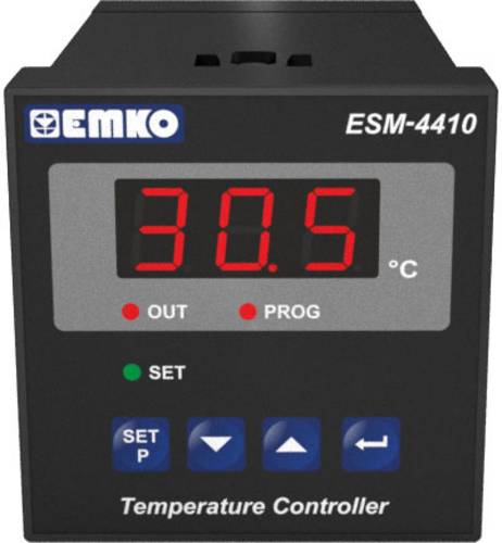 Emko ESM-4410.5.10.0.1/00.00/2.0.0.0 2-Punkt-Regler Temperaturregler K 0 bis 999 °C Relais 7 A