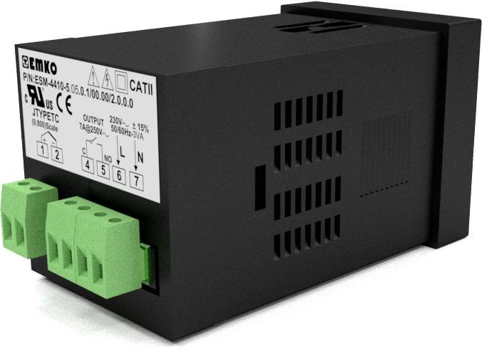 Emko ESM-4410.5.10.0.1/00.00/2.0.0.0 2-Punkt-Regler Temperaturregler K 0 bis 999°C Relais 7A (L x B x H) 95 x 48 x 48mm