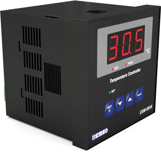Emko ESM-9910.5.14.0.1/01.00/2.0.0.0 2-Punkt-Regler Temperaturregler Pt1000 -50 bis 400°C Relais 7A (L x B x H) 96 x 96 x 96mm