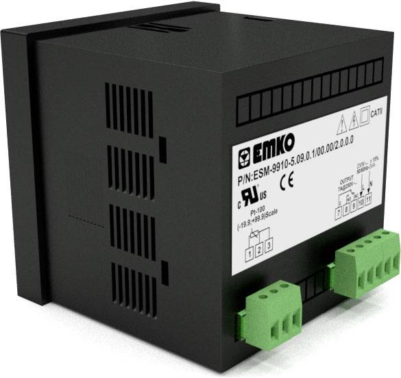 Emko ESM-9910.5.05.0.1/01.00/2.0.0.0 2-Punkt-Regler Temperaturregler J 0 bis 800°C Relais 7A (L x B x H) 96 x 96 x 96mm