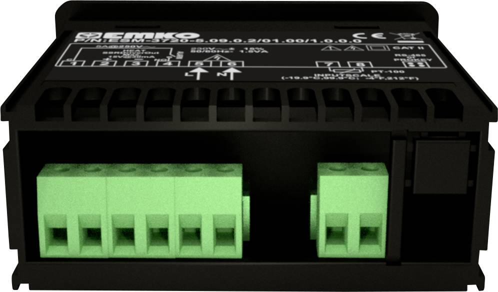 Emko ESM-3720.5.10.0.2/01.00/1.0.0.0 2-Punkt und PID Regler Temperaturregler K 0 bis 999°C SSR (L x B x H) 65 x 76 x 35mm
