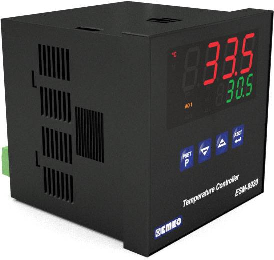 Emko ESM-9920.2.20.0.1/01.02/0.0.0.0 2-Punkt, P, PI, PD, PID Temperaturregler Pt100, J, K, R, S, T -200 bis 1700°C Relais 5