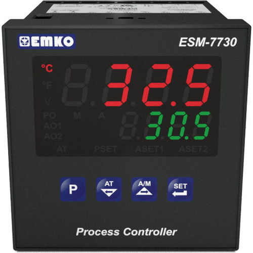 Emko ESM-7730.2.20.0.1/01.02/0.0.0.0 2-Punkt, P, PI, PD, PID Universalregler Pt100, L, J, K, R, S, T, B, E, N, C -200 bis 1700°C