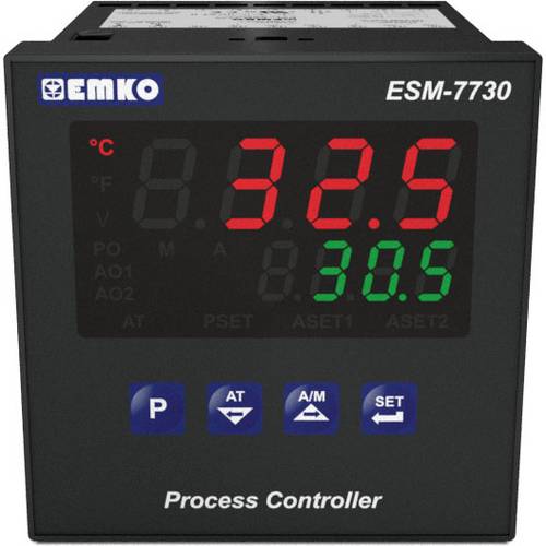 Emko ESM-7730.1.20.0.1/01.02/0.0.0.0 2-Punkt, P, PI, PD, PID Universalregler Pt100, L, J, K, R, S