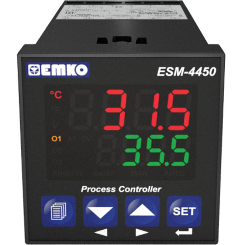 Emko ESM-4450.1.20.1.1/00.00/0.0.0.0 2-Punkt, P, PI, PD, PID Temperaturregler Pt100, J, K, R, S, T -200 bis 1700°C Relais 5A