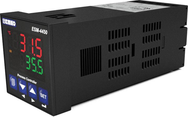 Emko ESM-4450.2.20.1.1/00.00/0.0.0.0 2-Punkt, P, PI, PD, PID Temperaturregler Pt100, J, K, R, S, T -200 bis 1700°C Relais 5A