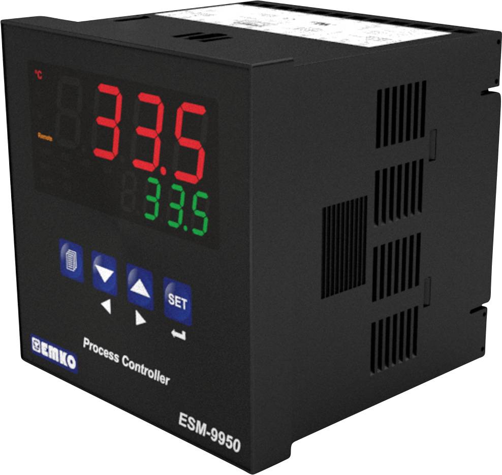 Emko ESM-9950.1.20.2.1/00.00/0.0.0.0 2-Punkt, P, PI, PD, PID Universalregler Pt100, L, J, K, R, S, T, B, E, N, C -200 bis 1700°C