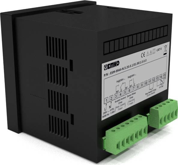 Emko ESM-9944-N.2.20.0.1/01.00/1.0.0.0 2-Punkt, P, PI, PD, PID Temperaturregler Pt100, J, K, R, S -200 bis 1700°C Relais 7