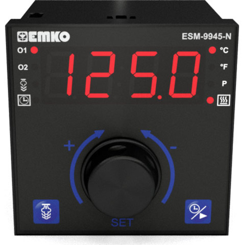 Emko ESM-9945-N.2.20.0.1/01.01/1.0.0.0 2-Punkt, P, PI, PD, PID Temperaturregler Pt100, J, K, R, S -