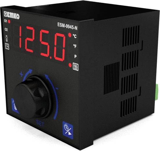 Emko ESM-9945-N.5.20.0.1/01.01/1.0.0.0 2-Punkt, P, PI, PD, PID Temperaturregler Pt100, J, K, R, S -200 bis 1700°C Relais 7
