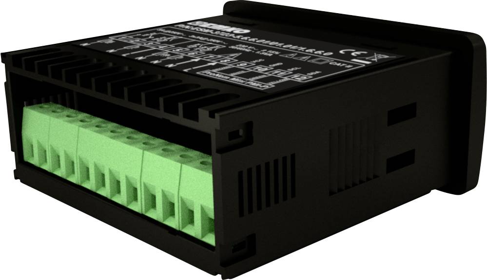 Emko ESM-3723.2.2.5.0.1/01.01/1.0.0.0 2-Punkt und PID Regler Temperaturregler PTC 0 bis 100°C Relais 5A (L x B x H) 65 x 76 x 35mm