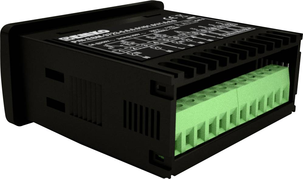 Emko ESM-3723.5.3.4.0.1/01.01/1.0.0.0 2-Punkt und PID Regler Temperaturregler NTC 0 bis 100°C Relais 5A (L x B x H) 65 x 76 x 35mm