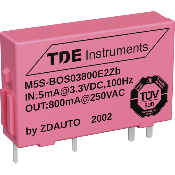I/O Modul BOS05800E2Zb Anschluss: Lötpins · Schaltspannung (max.): 250 V/AC · Schaltstrom (max.): 800 mA · Kontaktart