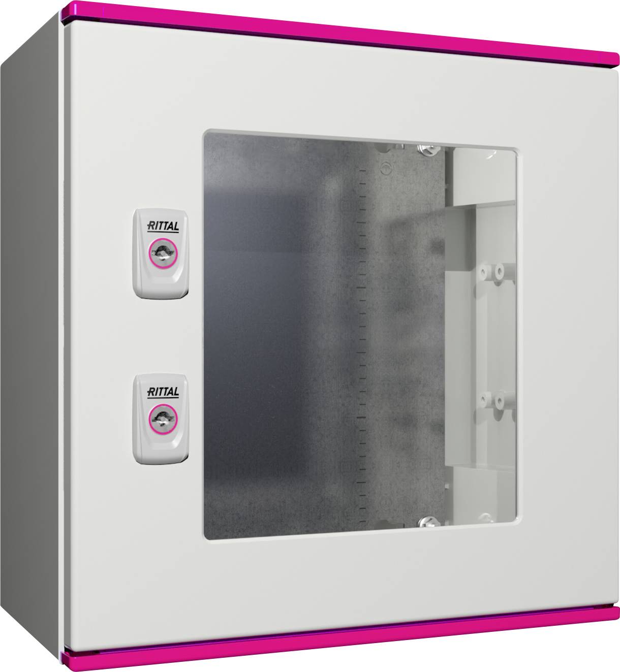 Rittal AX 1448.000 Schaltschrank 400 x 400 x 200 Polyester, Stahlblech, Polycarbonat Lichtgrau 1St.