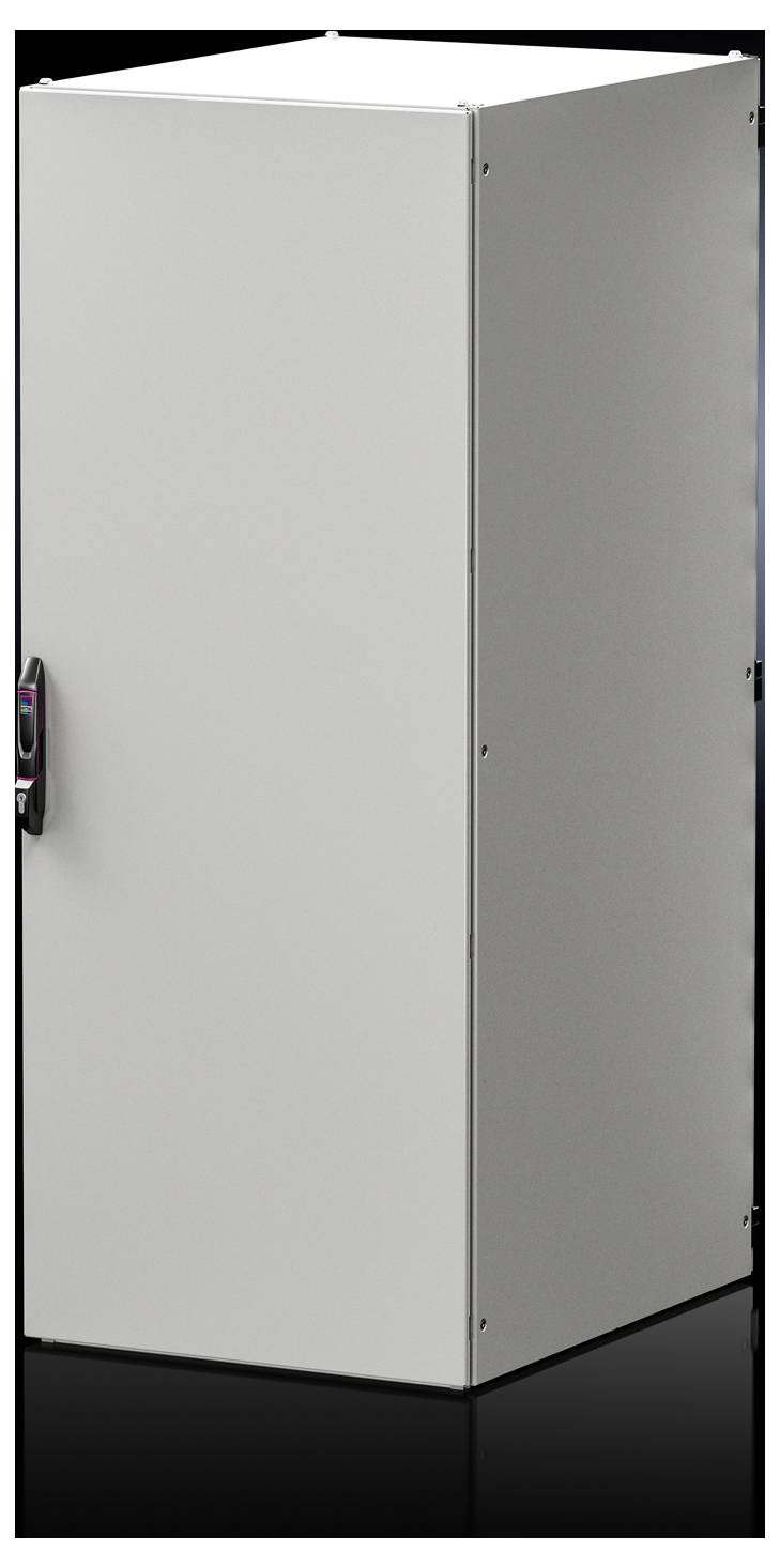 Rittal 5301542 19 Zoll Netzwerkschrank-Stahlblechtür Geschlossen Grau, Schwarz