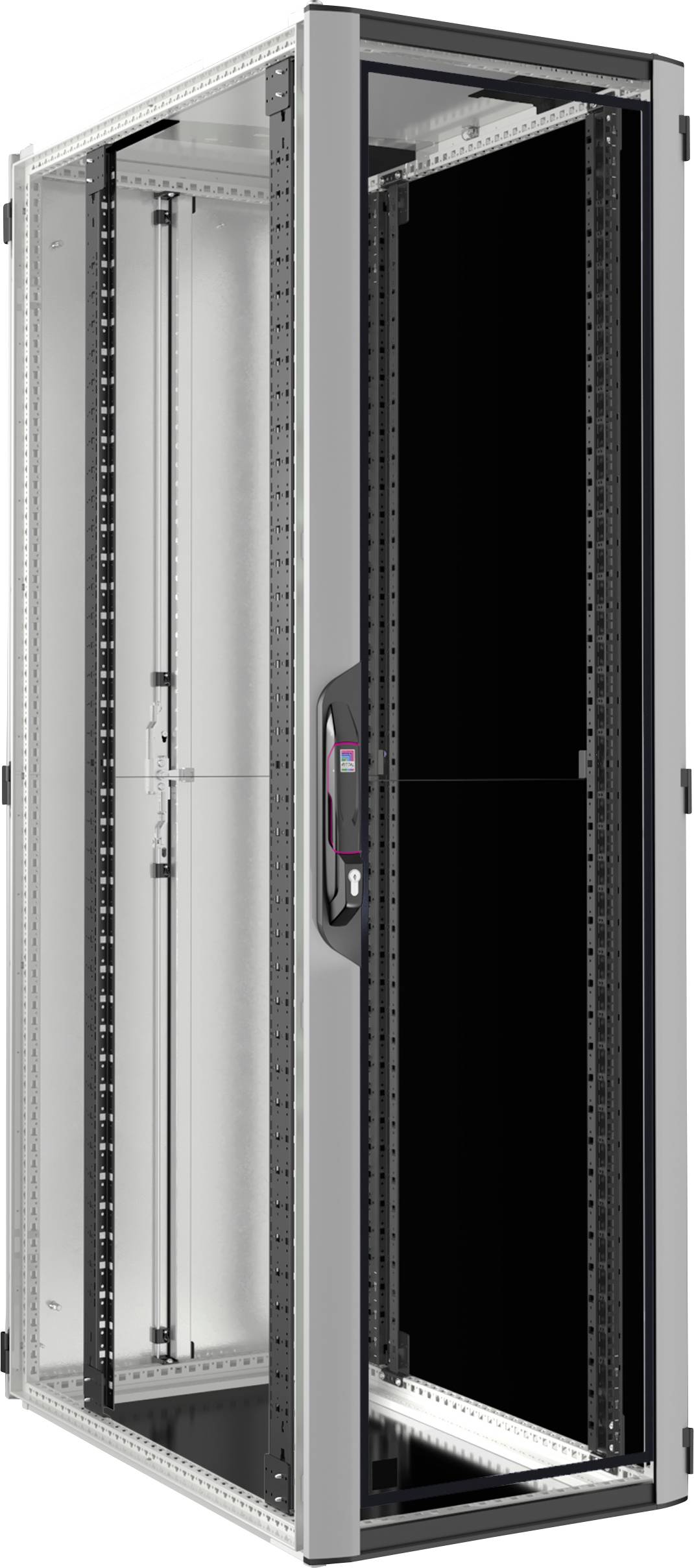 Rittal VX 5328.123 19 Zoll Netzwerkschrank (B x H x T) 600 x 1800 x 800 mm 38 HE Grau, Schwarz