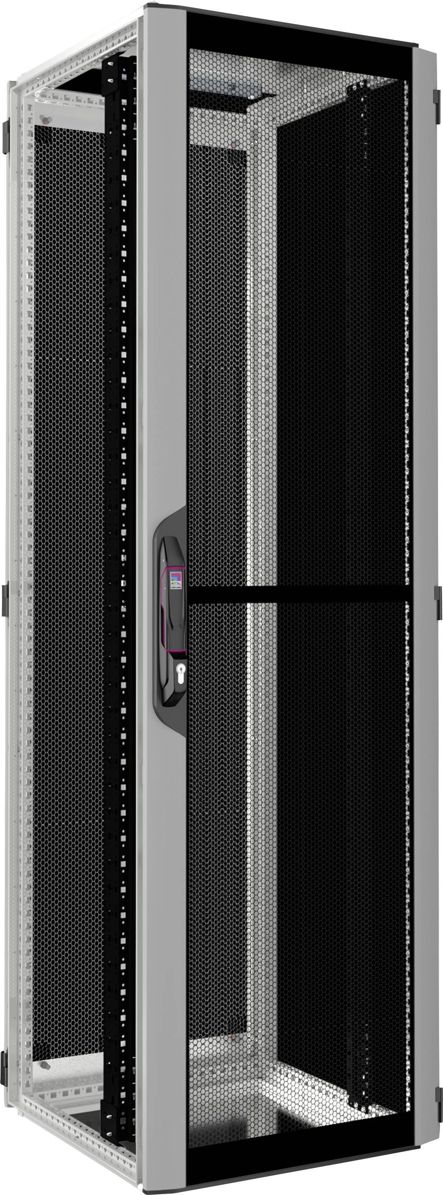 Rittal VX 5329.111 19 Zoll Netzwerkschrank (B x H x T) 600 x 2000 x 600mm 42 HE Grau, Schwarz