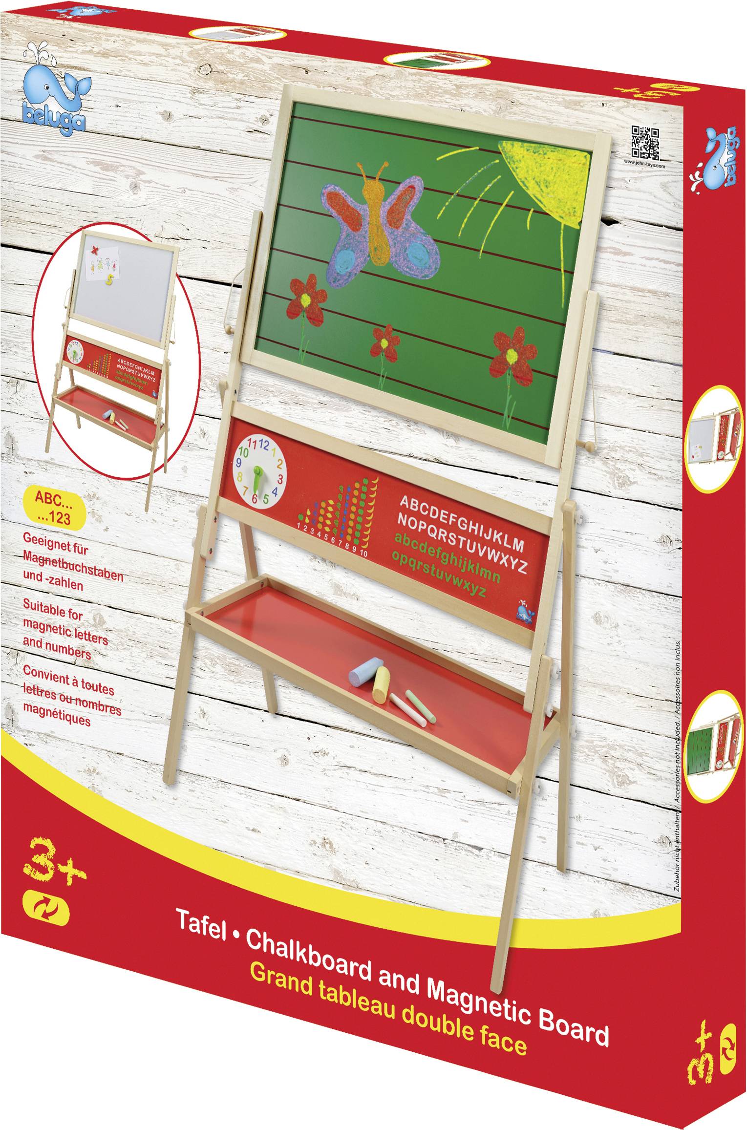 30034 Standtafel Natur 66,5 x 40 x 107cm