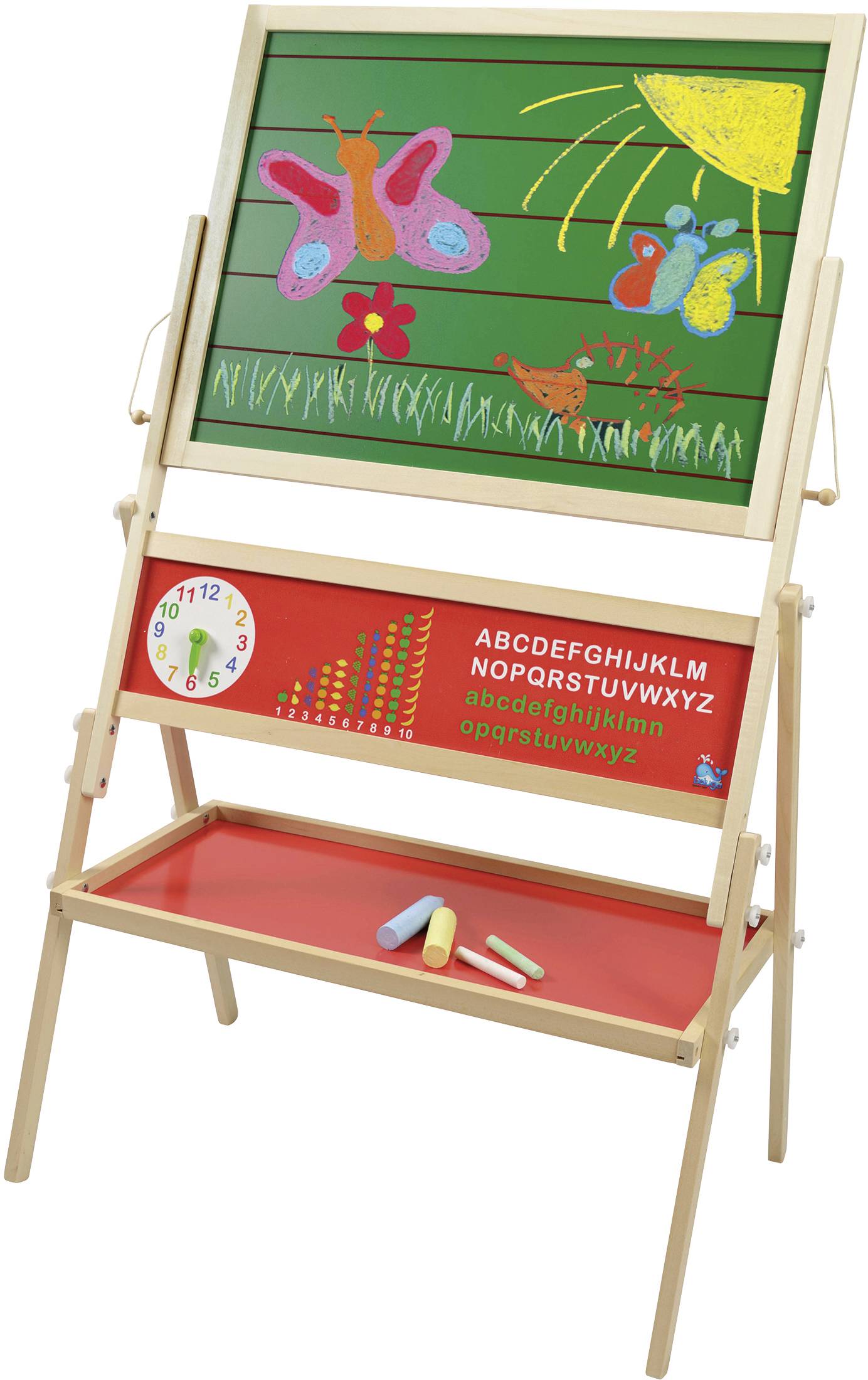 30034 Standtafel Natur 66,5 x 40 x 107 cm