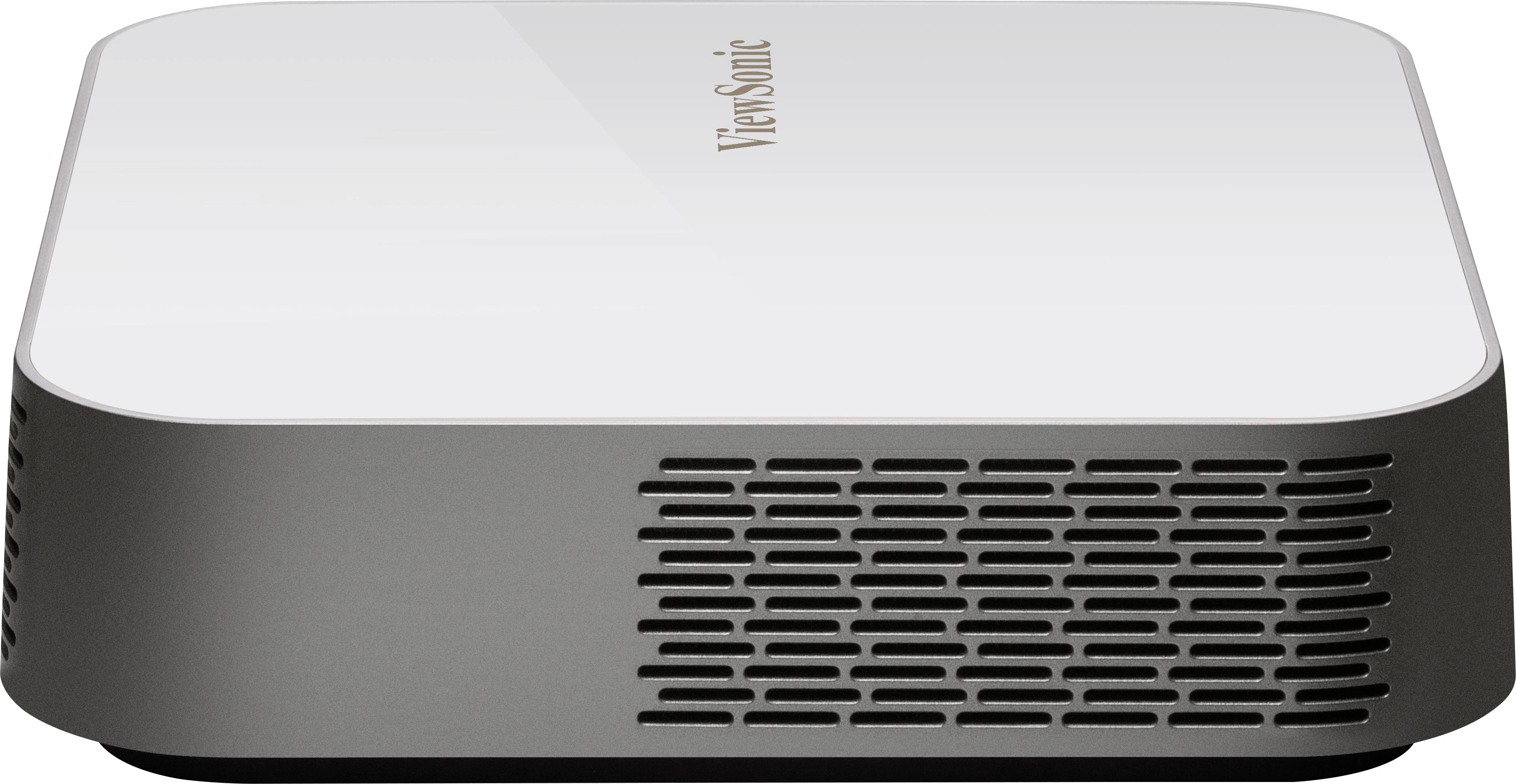 Viewsonic Beamer M2E LED 1000 lm 1920 x 1080 Full HD Direct Power on/off, Full HD, Integrierter Lautsprecher, Micro-USB Typ-C, WLAN, mit