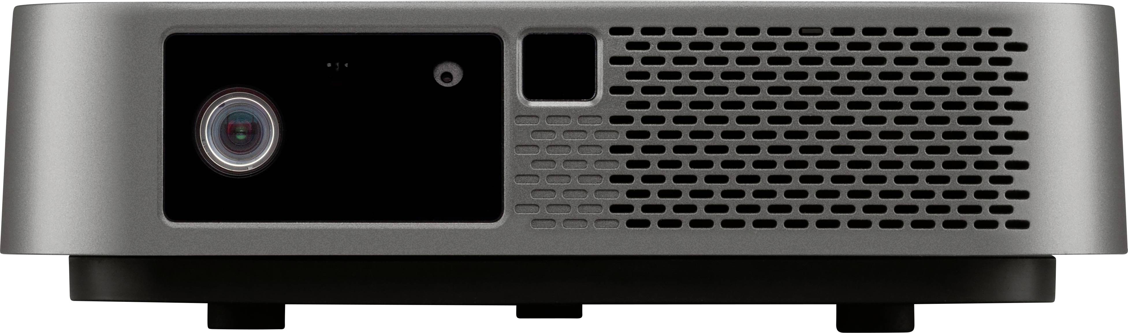 Viewsonic Beamer M2E LED 1000 lm 1920 x 1080 Full HD Direct Power on/off, Full HD, Integrierter Lautsprecher, Micro-USB Typ-C, WLAN, mit