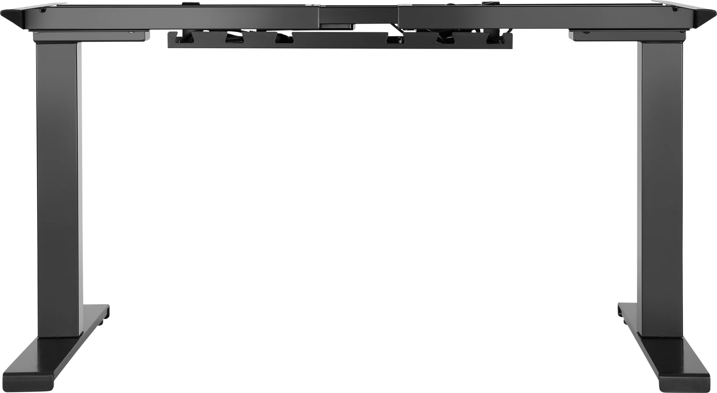 SpeaKa Professional Sitz-/Steh-Schreibtischgestell höhenverstellbar Höhen-Bereich: 620 bis 1280mm (B x T) 1700mm x 650mm Schwarz