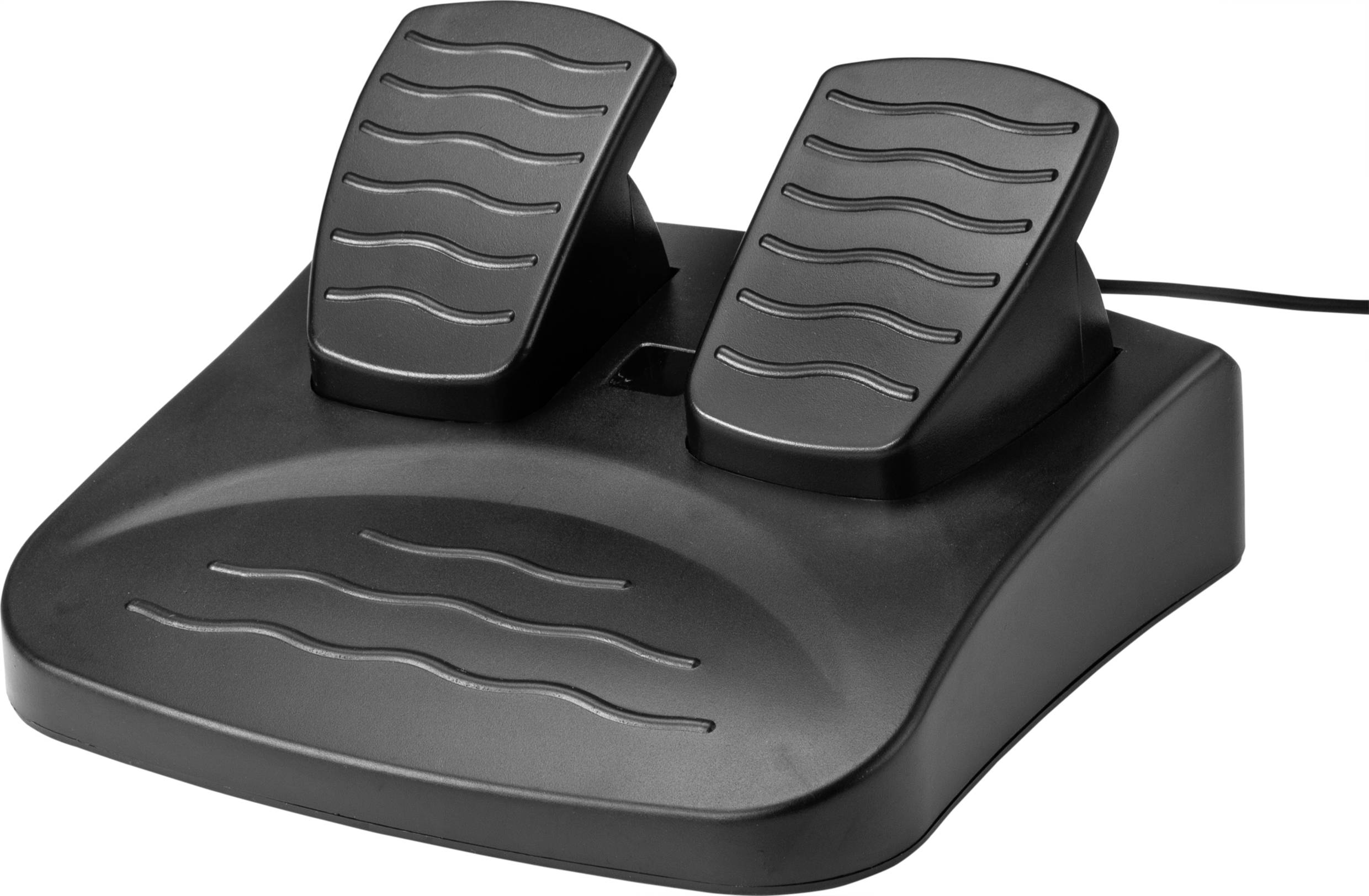 Renkforce RF-GW-200 Lenkrad USB PC, PlayStation 3 Schwarz inkl. Pedale