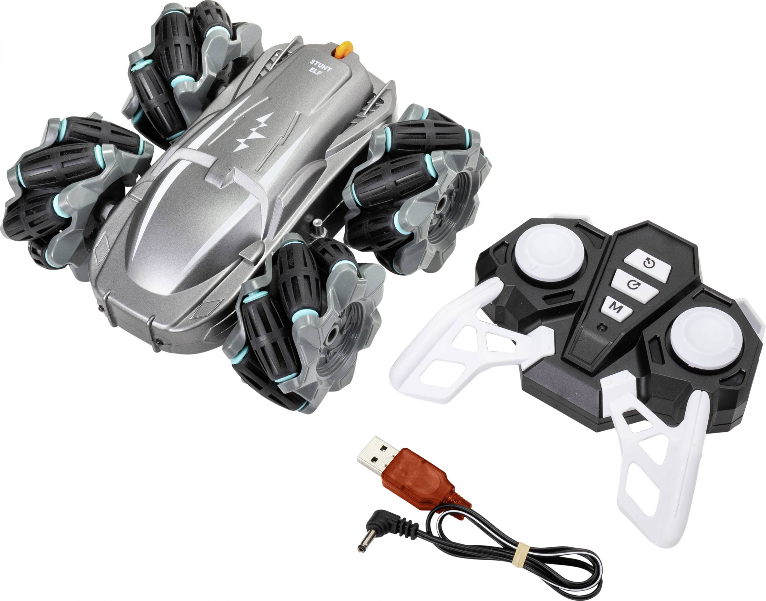 Stunt-Drift-Car RC Einsteiger Modellauto Drift Allradantrieb (4WD) inkl. Akku und Ladekabel