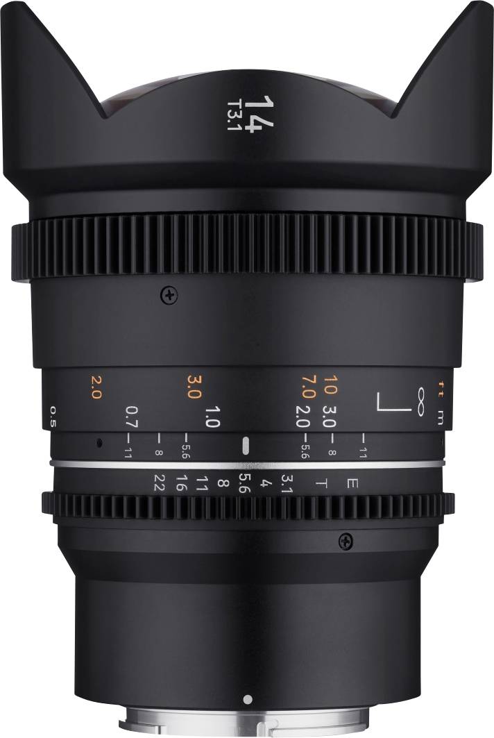 Samyang VDSLR MK2 Sony E 23048 Weitwinkel-Objektiv 14 mm (min)