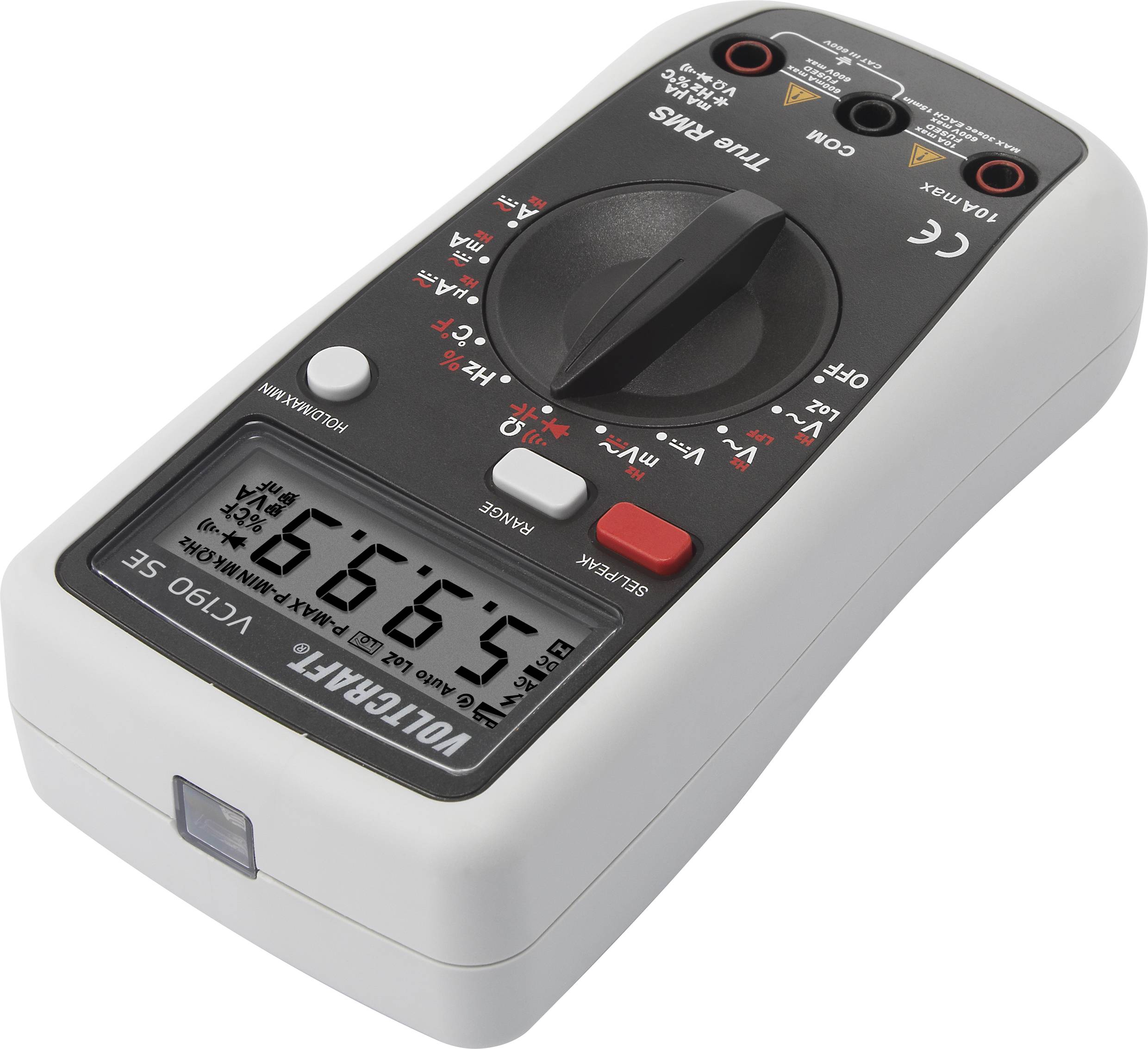 VOLTCRAFT VC190 SE Hand-Multimeter digital CAT III 600V Anzeige (Counts): 6000