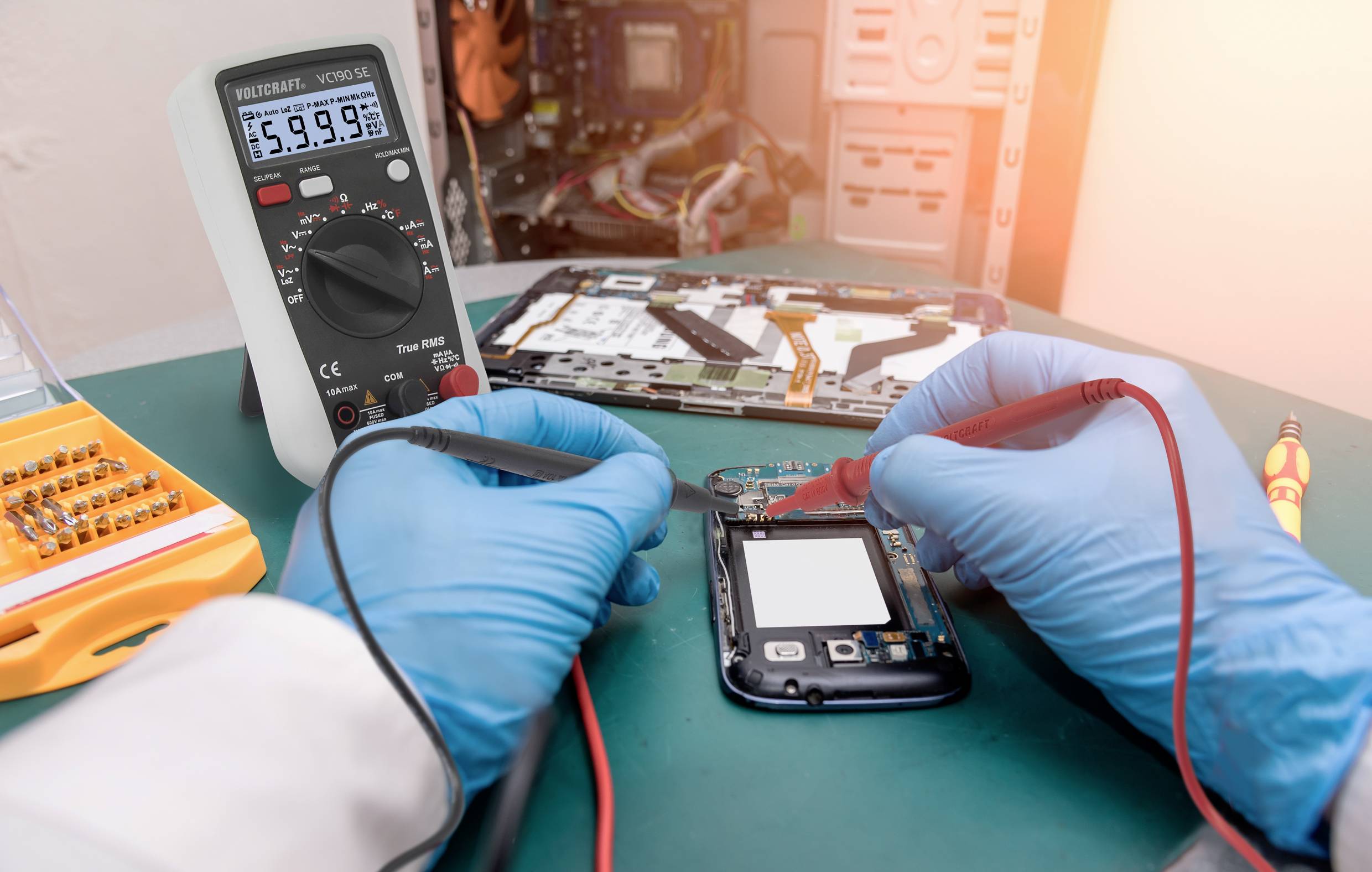 VOLTCRAFT VC190 SE Hand-Multimeter digital CAT III 600V Anzeige (Counts): 6000