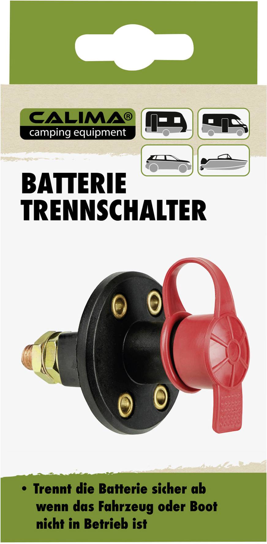 Calima 46008 Batterietrennschalter 12 V, 24 V, 36 V, 48V