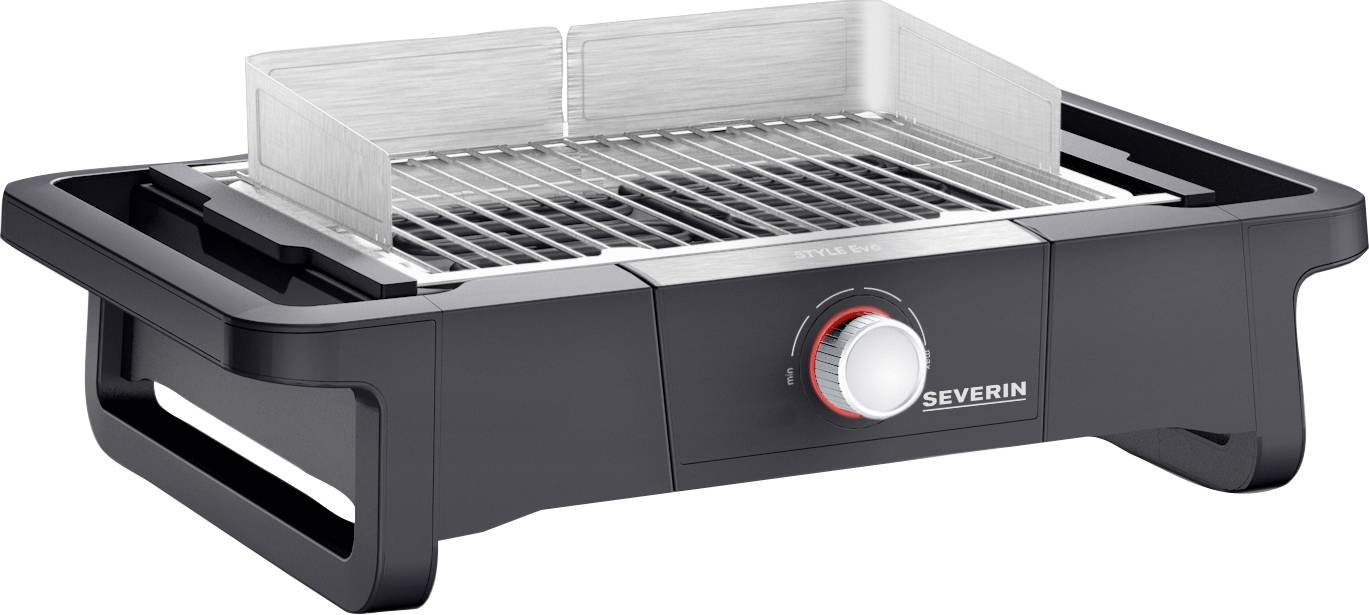 Severin PG 8123 Style Evo Elektro Grill Schwarz
