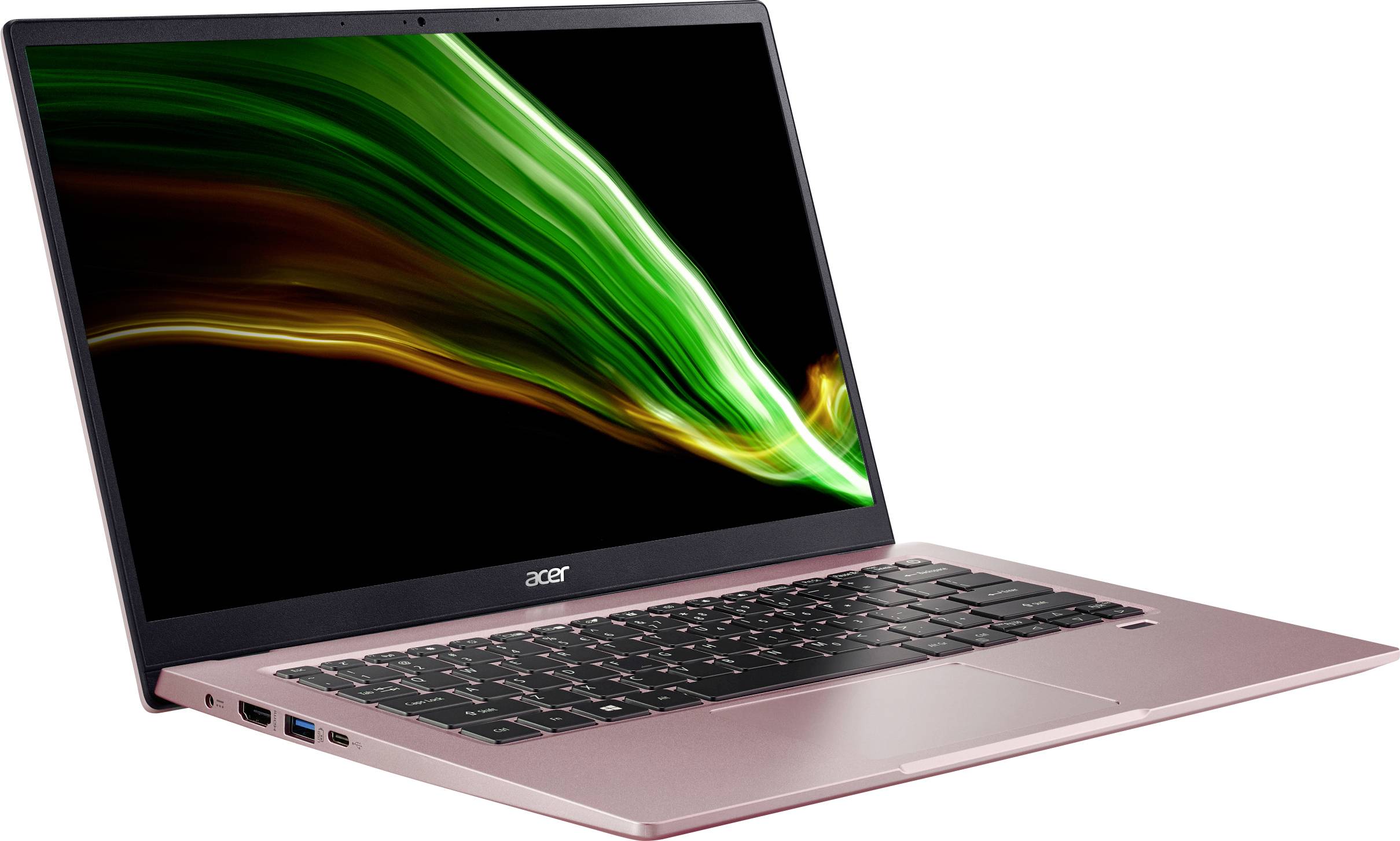 Acer Notebook Swift 1 SF114 35.6cm (14 Zoll) Full HD Intel® Pentium® Silver N6000 4GB RAM 128GB SSD Intel UHD Graphics Rosa