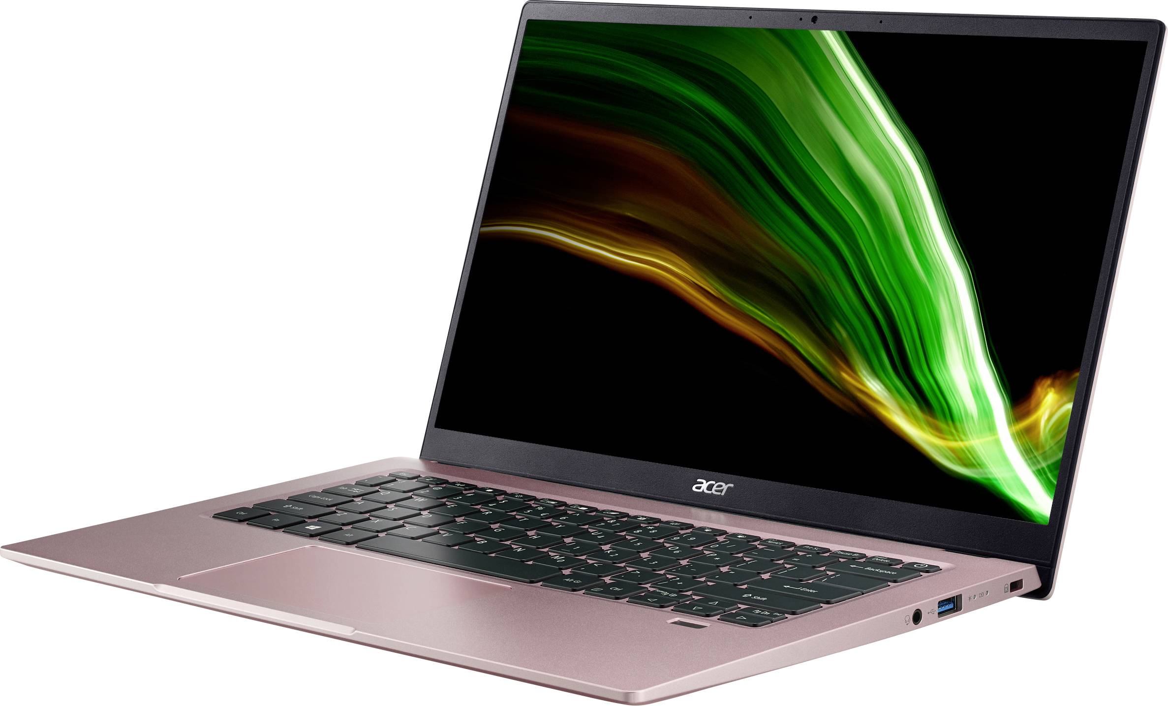 Acer Notebook Swift 1 SF114 35.6cm (14 Zoll) Full HD Intel® Pentium® Silver N6000 4GB RAM 128GB SSD Intel UHD Graphics Rosa