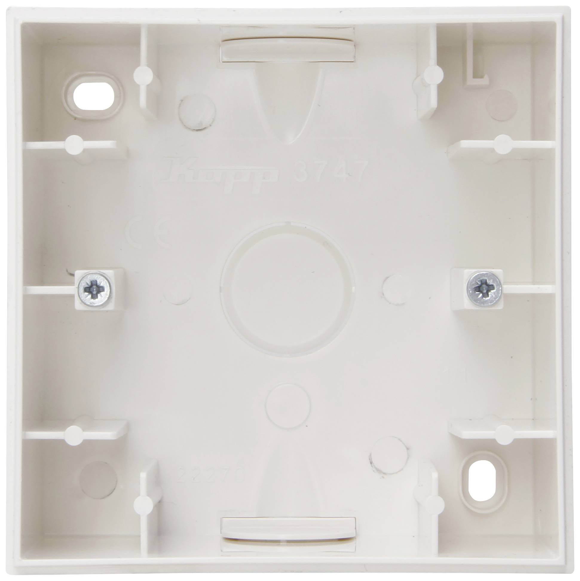 Kopp Aufputzgehäuse Weiß 374729006 1St.