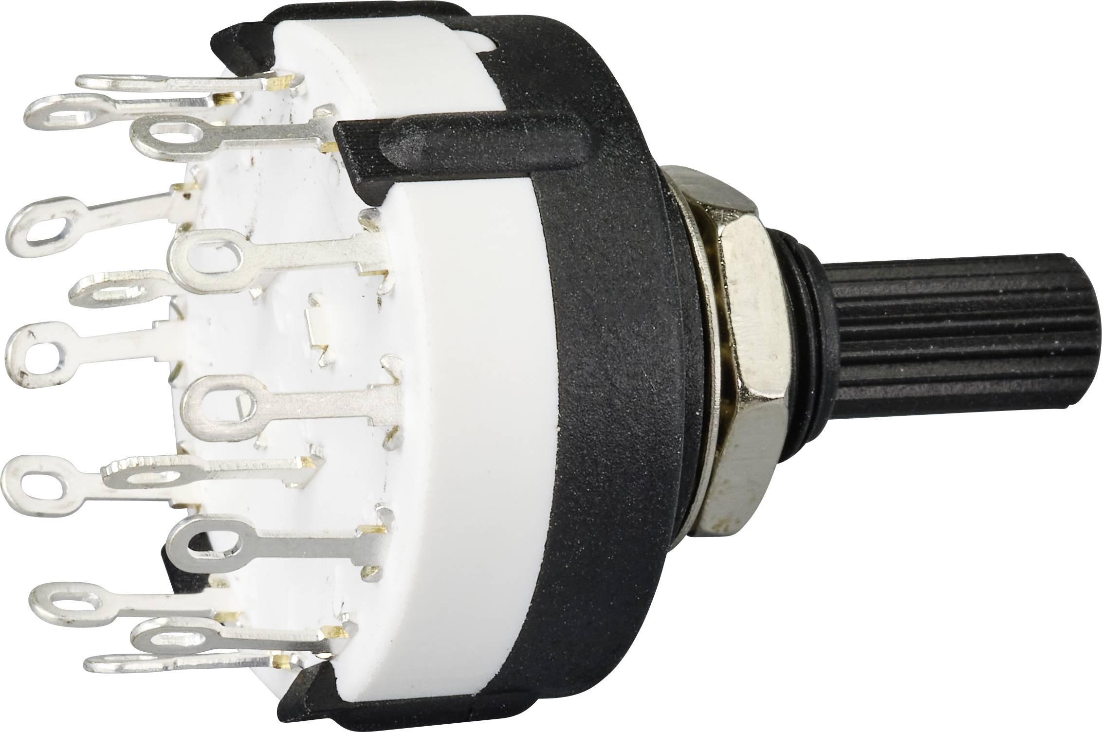 TRU COMPONENTS TC-9415596 SR26A4-2X6-18F20 Drehschalter 250V 150mA 12 x 30°