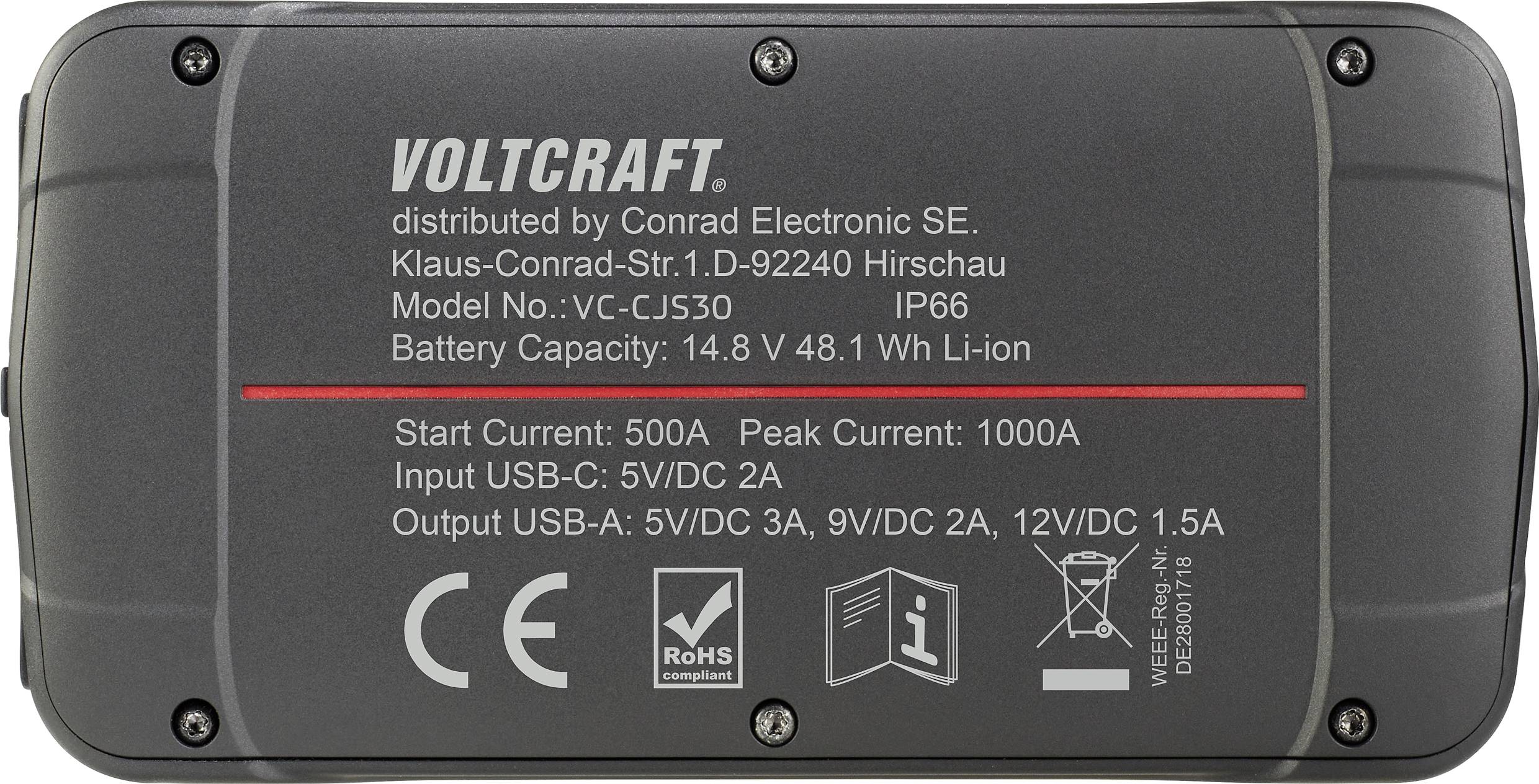 VOLTCRAFT Schnellstartsystem VC-CJS30 VC-11769550