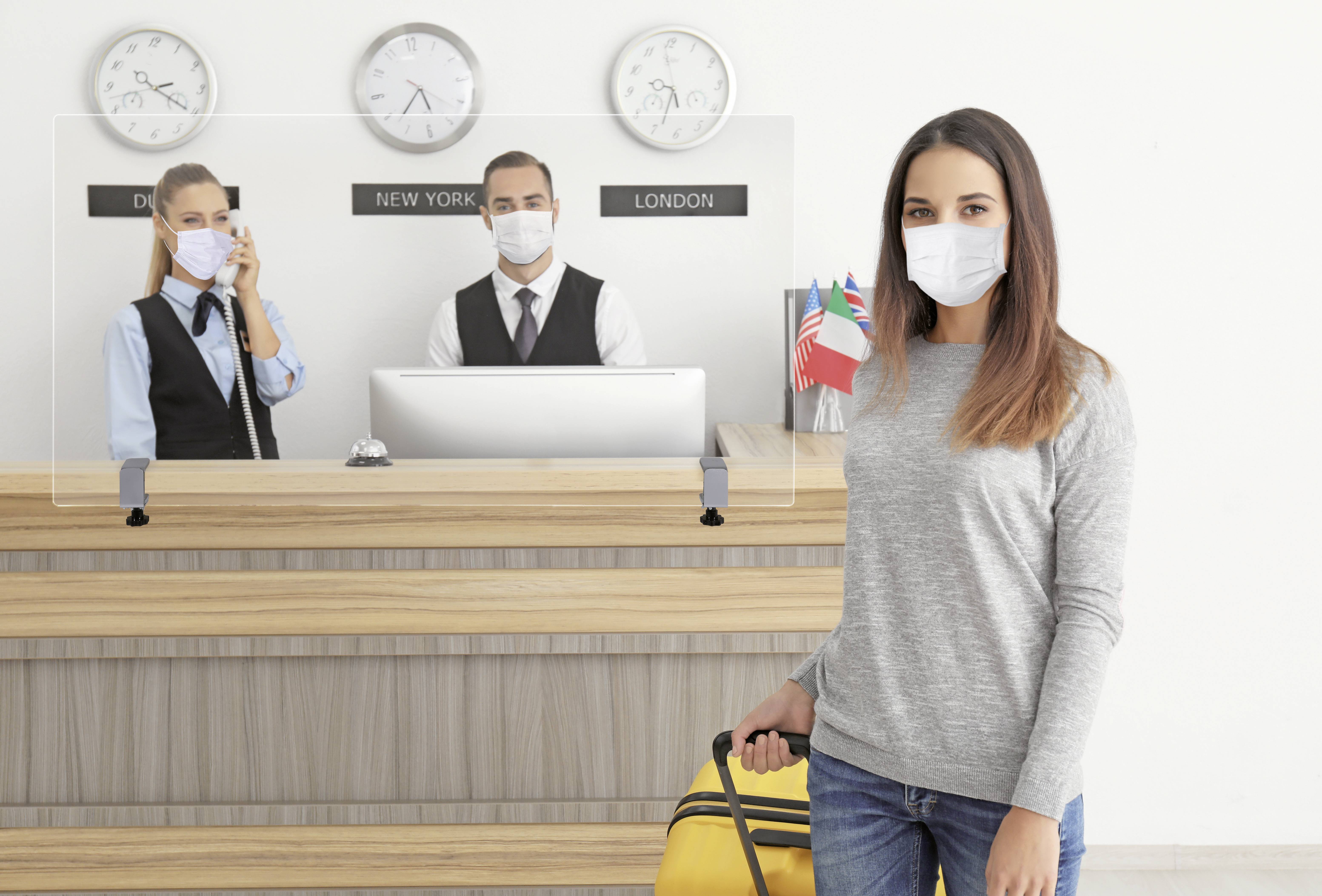 magnetoplan Raumteiler Transparent Acryl 11029100