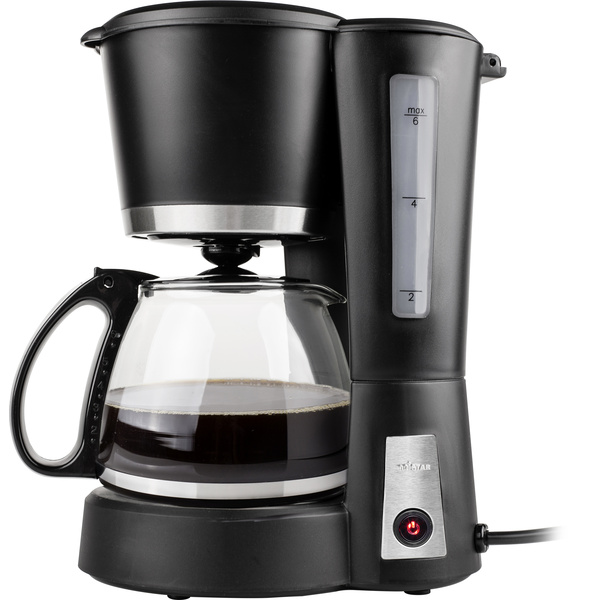 Tristar CM-1233 Kaffeemaschine Schwarz Fassungsvermögen Tassen=6 Glaskanne, Warmhaltefunktion