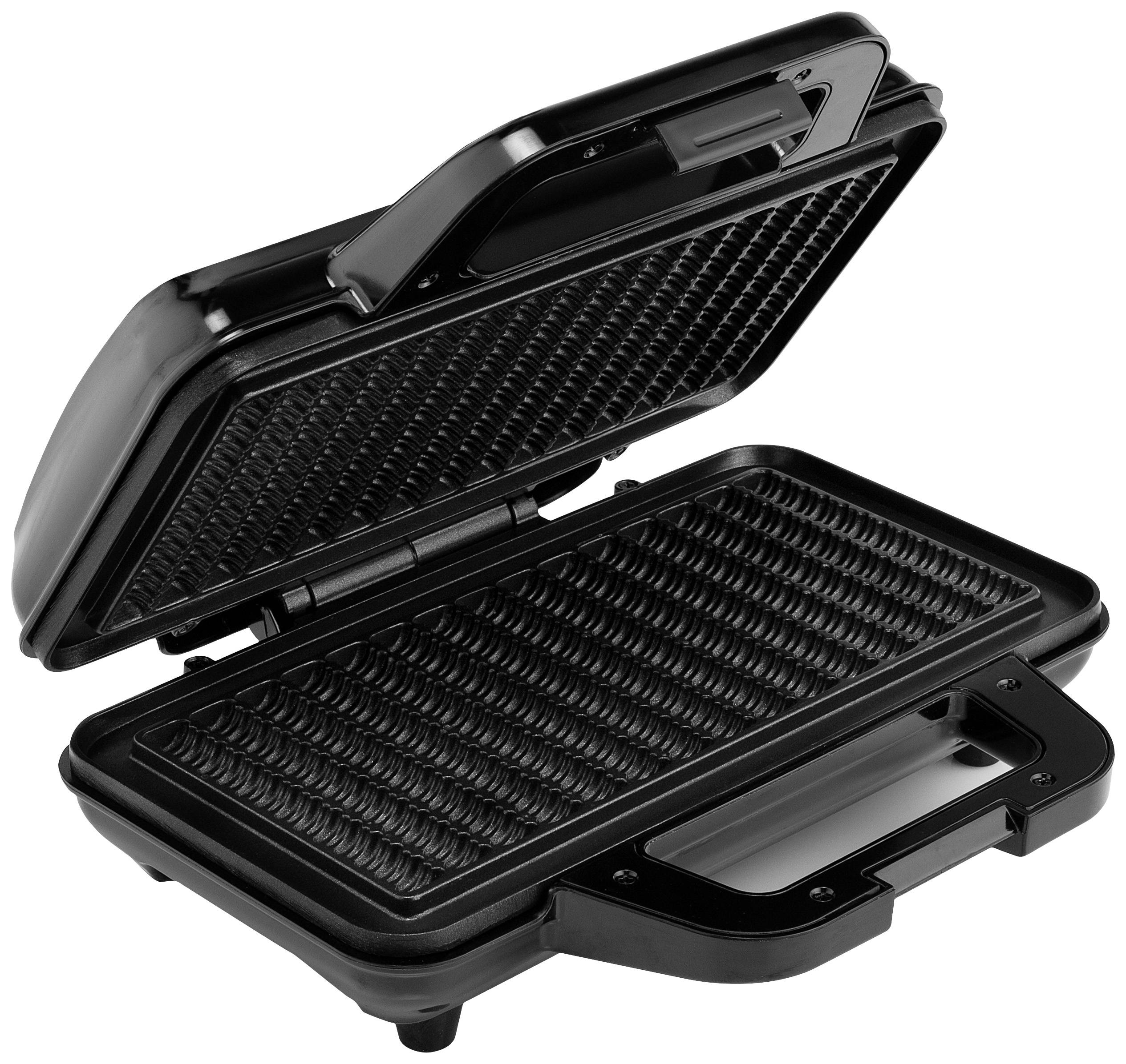 Tristar WF-1171 Waffeleisen Kontrollleuchte, Antihaftbeschichtung, Überhitzungsschutz, kabelgebunden Schwarz