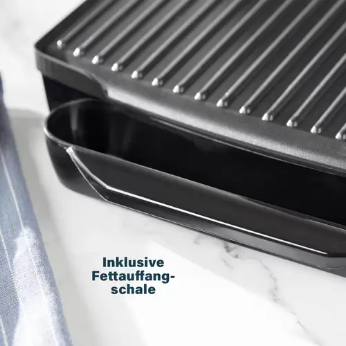 Princess 01.112425.01.001 Elektro Panini Grill Antihaftbeschichtung, Kontrollleuchte, klappbar Schwarz Princess 01.112425.01.001 Elektro Panini Grill Antihaftbeschichtung, Kontrollleuchte, klappbar Schwarz