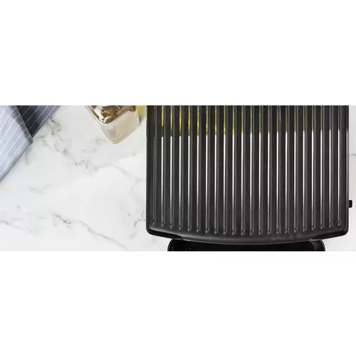 Princess 01.112425.01.001 Elektro Panini Grill Antihaftbeschichtung, Kontrollleuchte, klappbar Schwarz Princess 01.112425.01.001 Elektro Panini Grill Antihaftbeschichtung, Kontrollleuchte, klappbar Schwarz