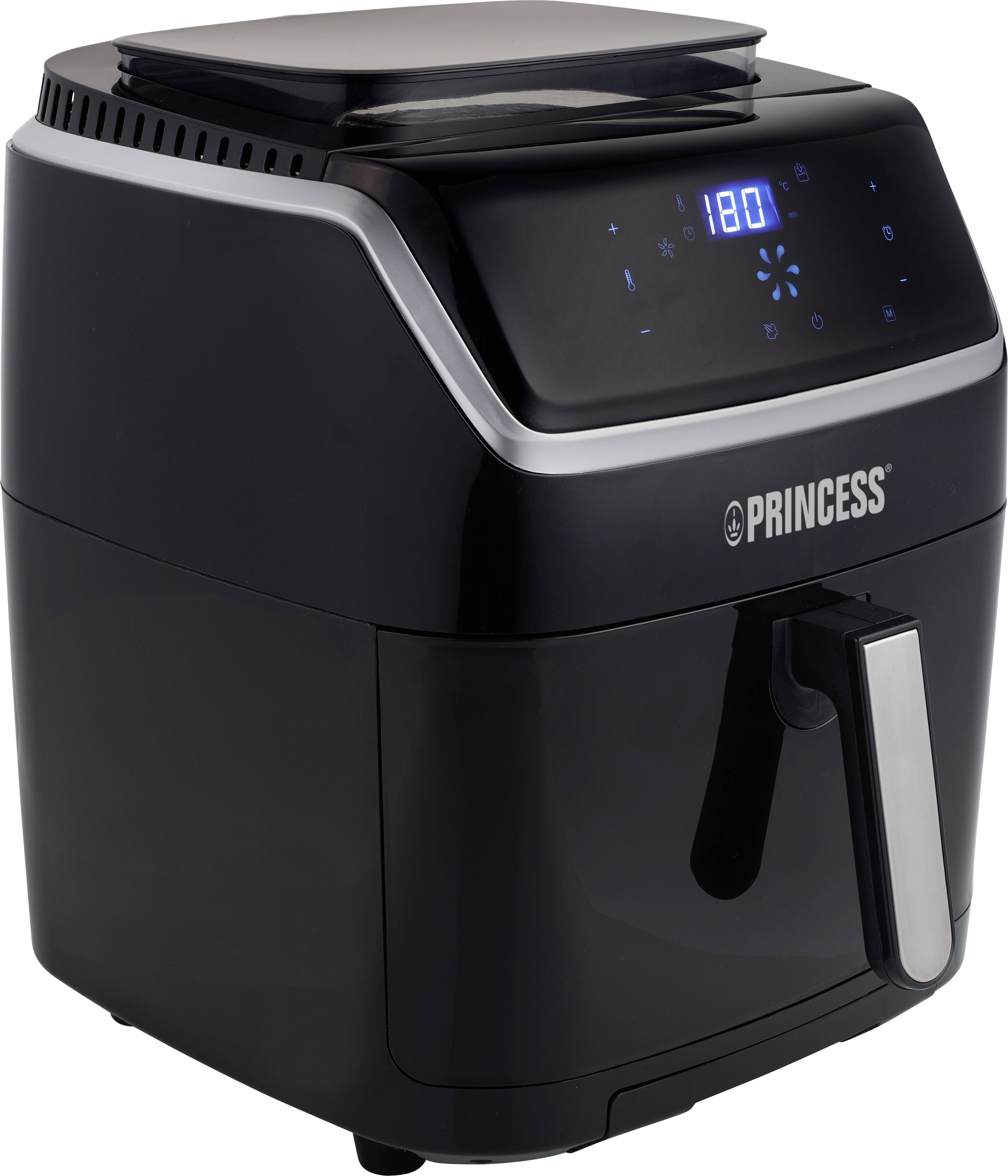 Princess 01.182080.01.001 Fritteuse 6.5 l 1700 W mit Display, Antihaftbeschichtung, Timerfunktion S