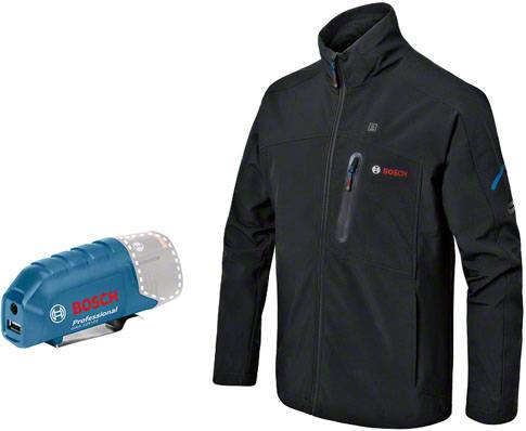 Bosch Professional 06188000DY Beheizbare Jacke GAA 12V-21 Kleider-Größe: M Schwarz