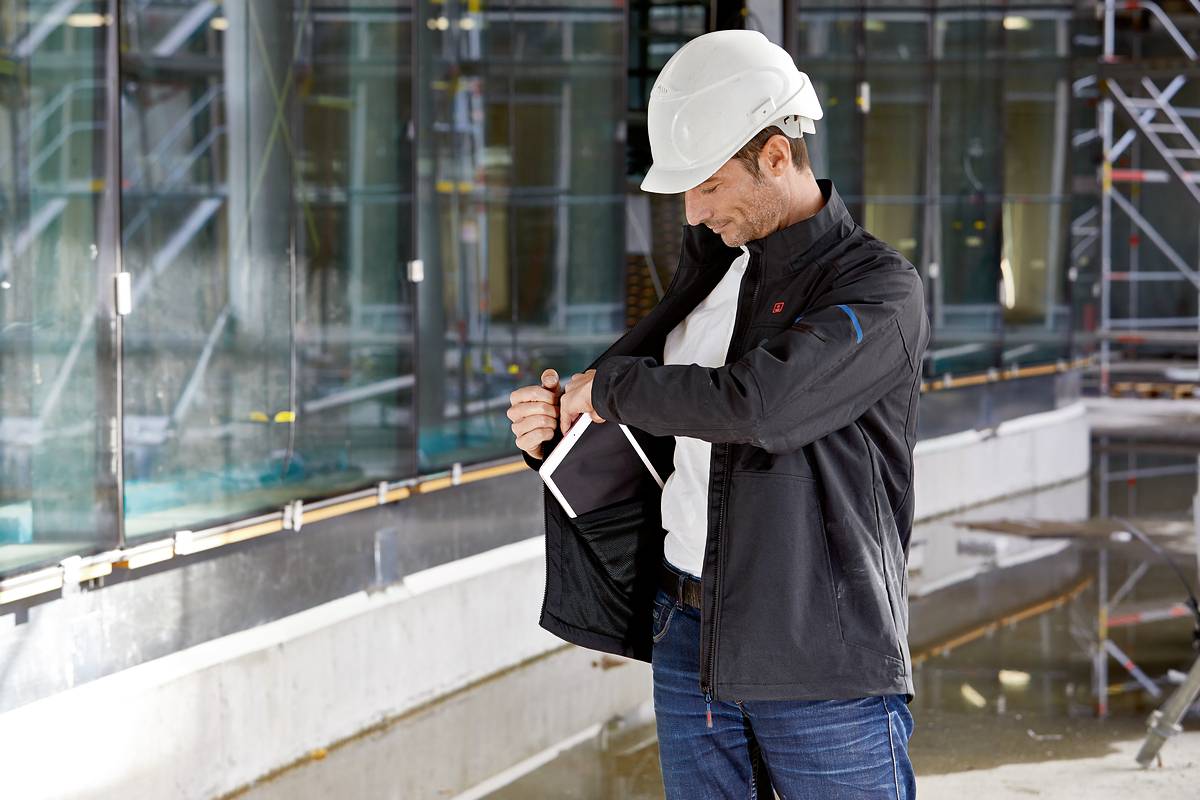 Bosch Professional 06188000E2 Beheizbare Jacke GAA 12V-21 Kleider-Größe: XXXL Schwarz